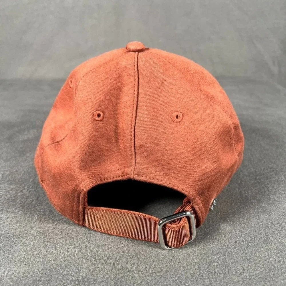 Athleta Cap Unisex Brown One‎ Size Strap Back Outdoor Running Logo Casual Preppy